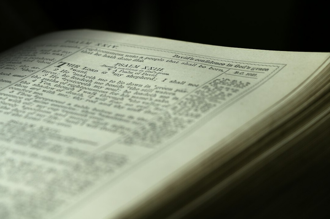 hidden messages in old book pages